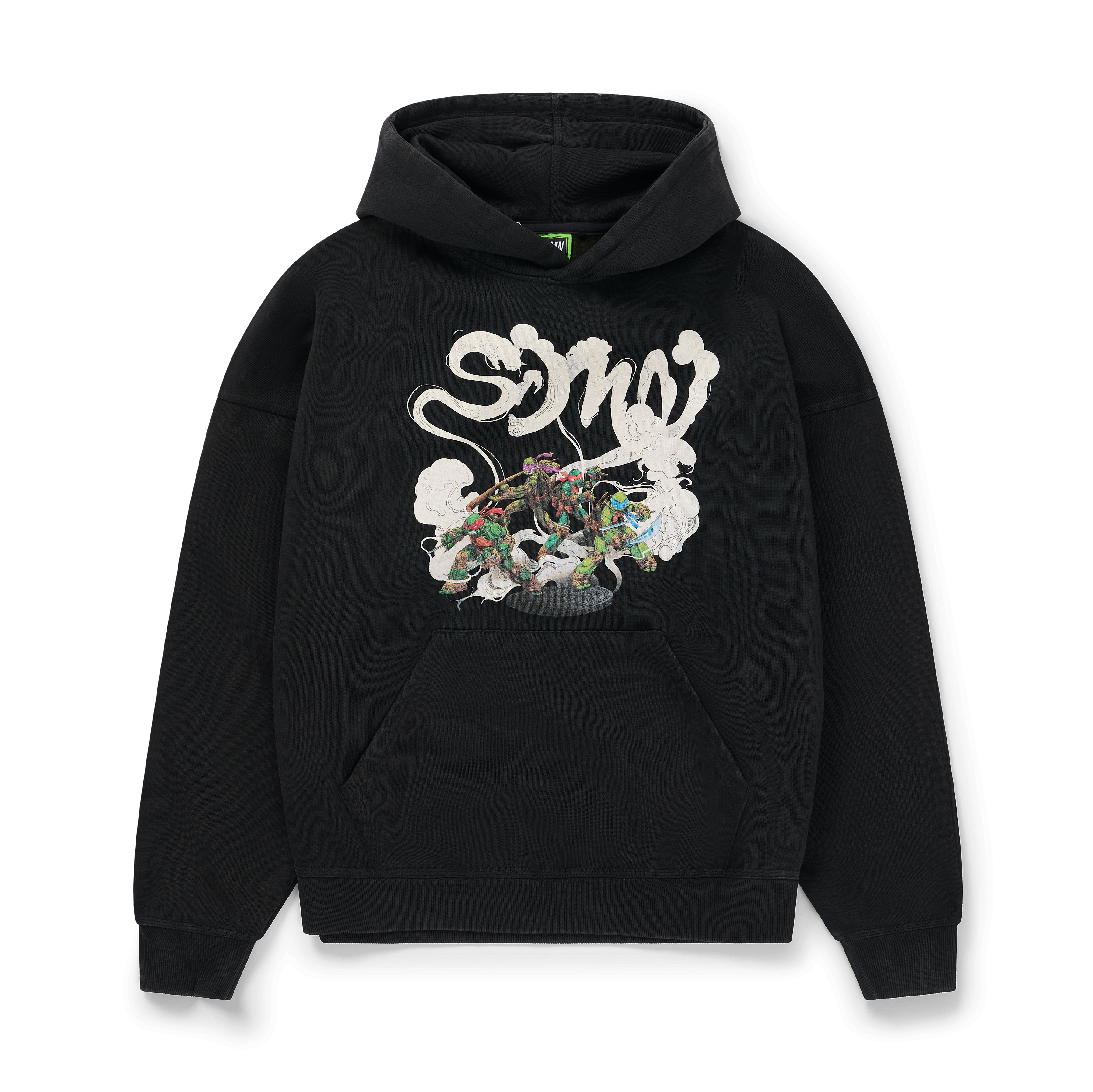 SDMN x TMNT Smoke Hoodie [Vintage Black]