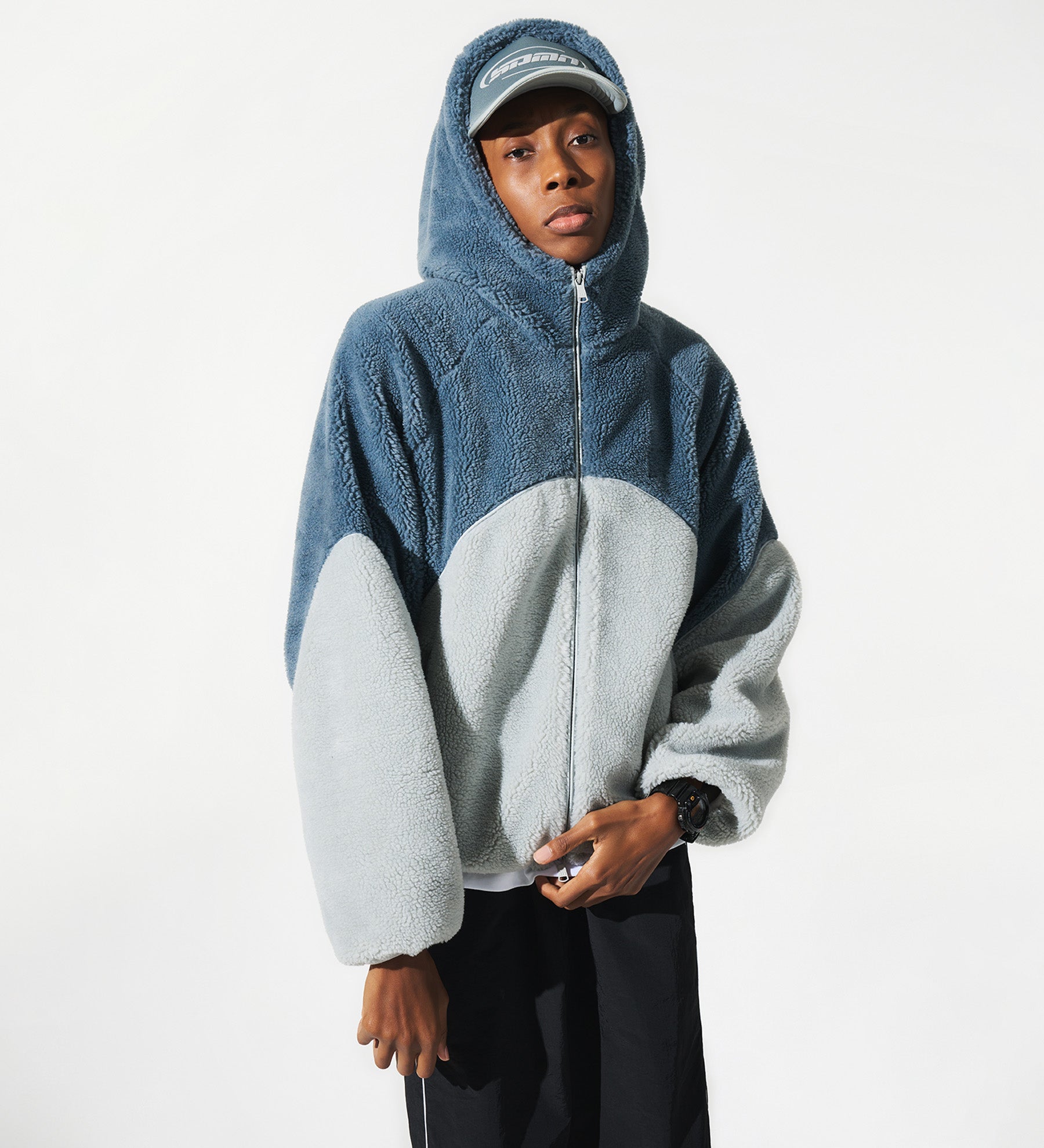 Astro Fleece Hoodie [Storm Blue/Mercury]