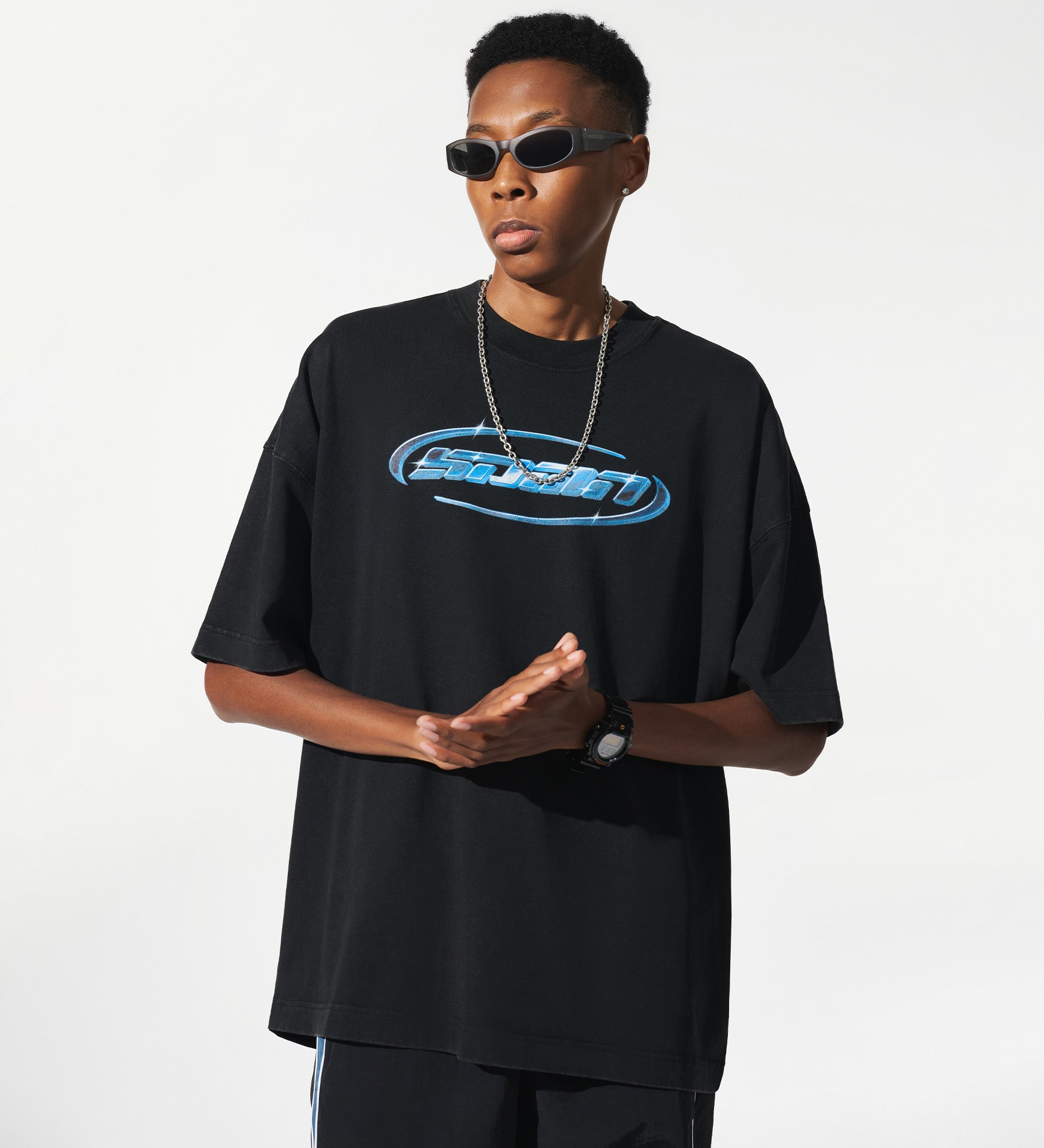 Chrome Logo T-Shirt [Vintage Black]