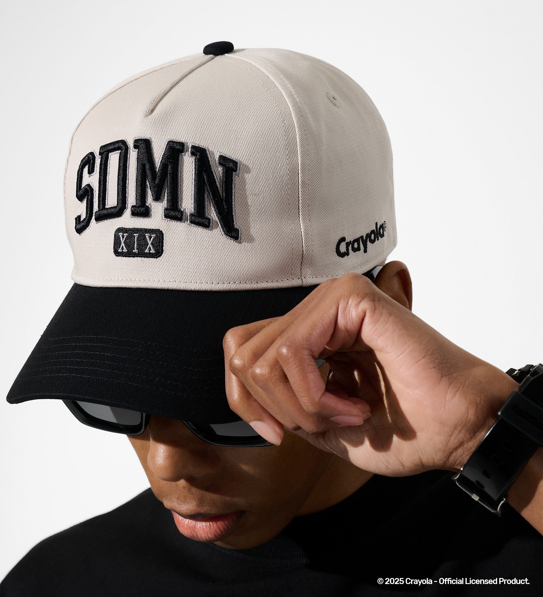 SDMN x Crayola Cap [White/Black]