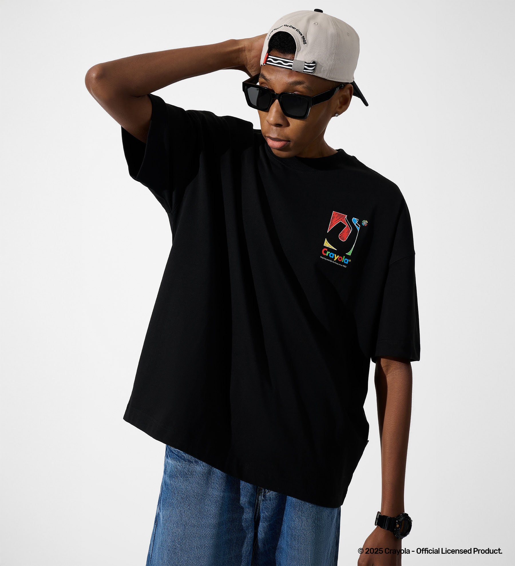 SDMN x Crayola Initial Box T-Shirt [Black] – Sidemen Clothing USA