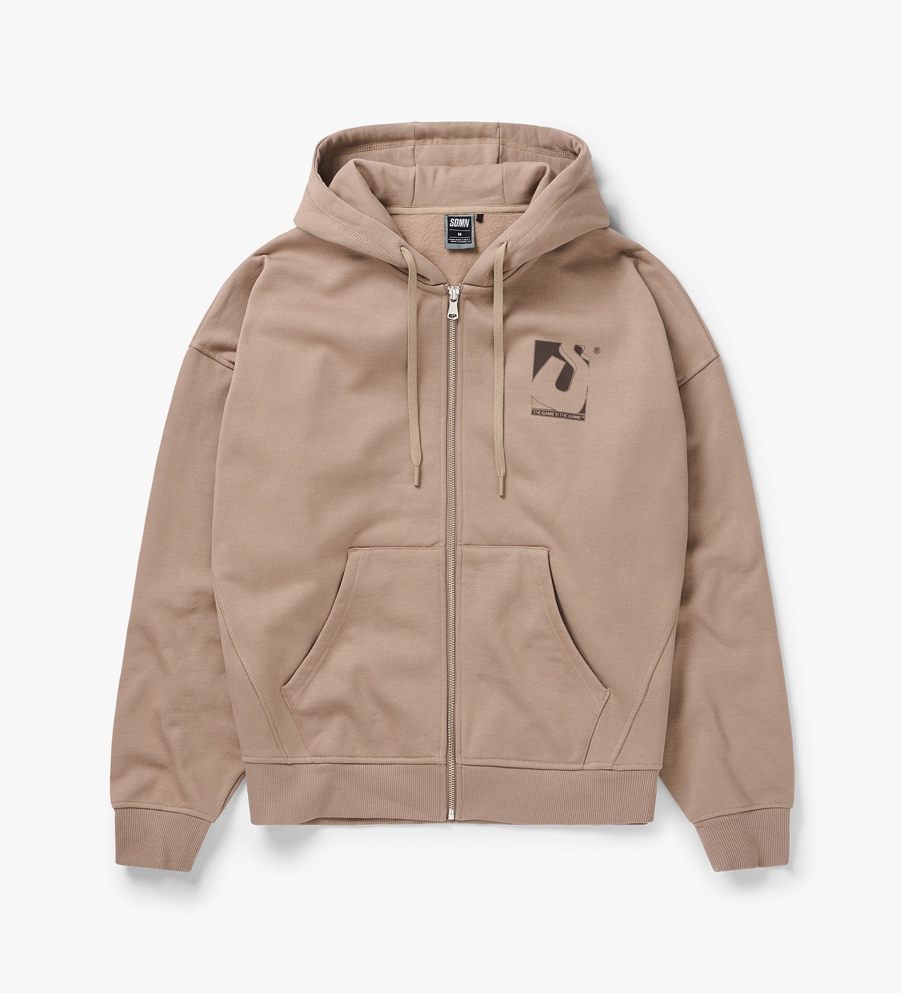 Initial Box Zip Hoodie [Fossil]