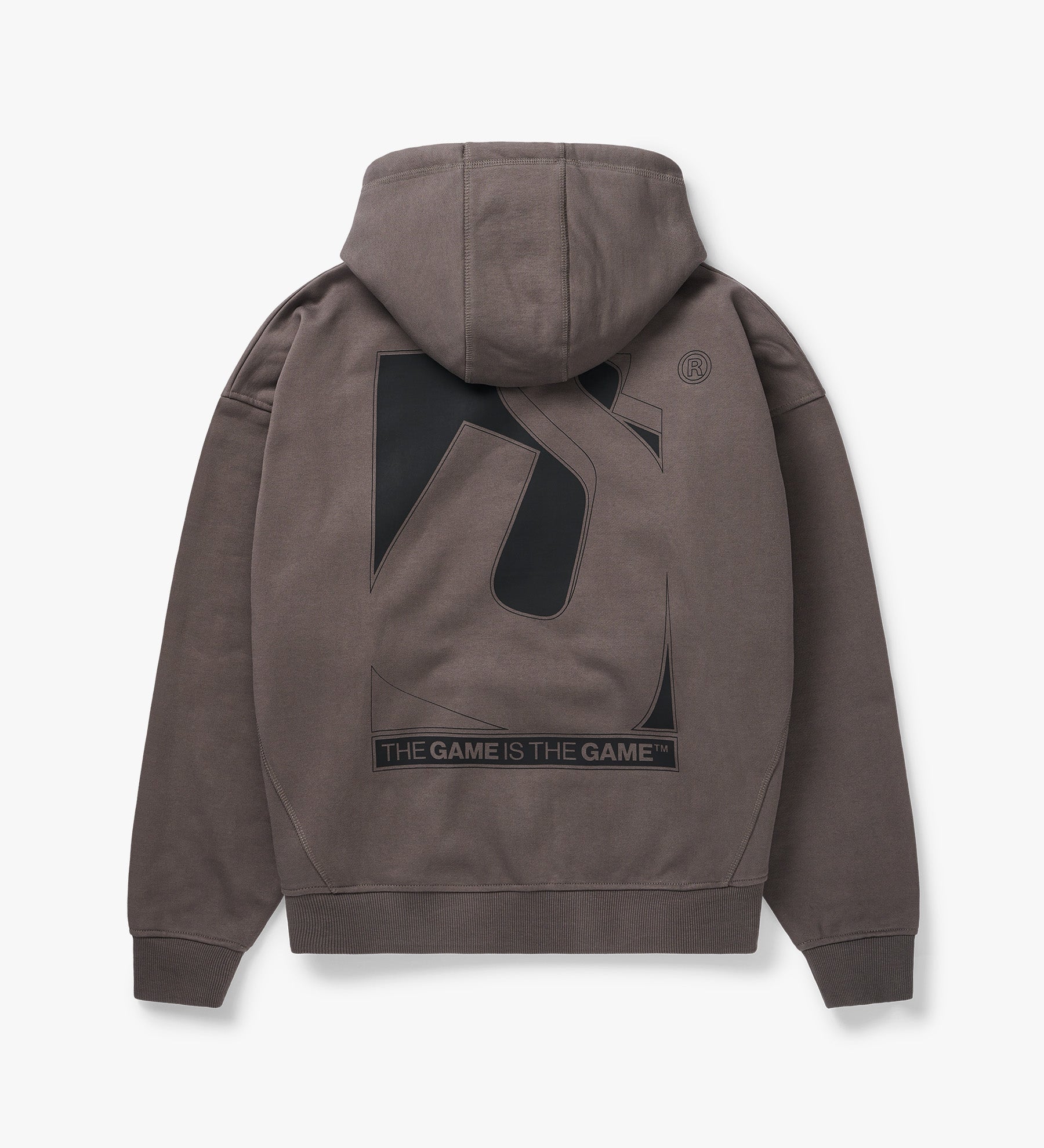 Initial Box Zip Hoodie [Phantom Grey]