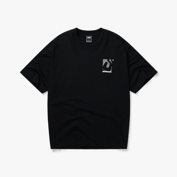 Initial Box T-Shirt [Black]