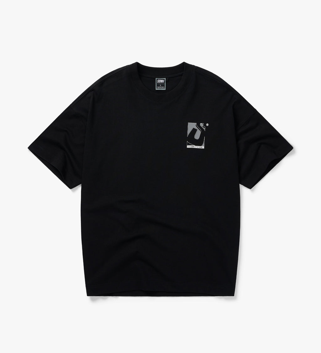 Initial Box T-Shirt [Black]