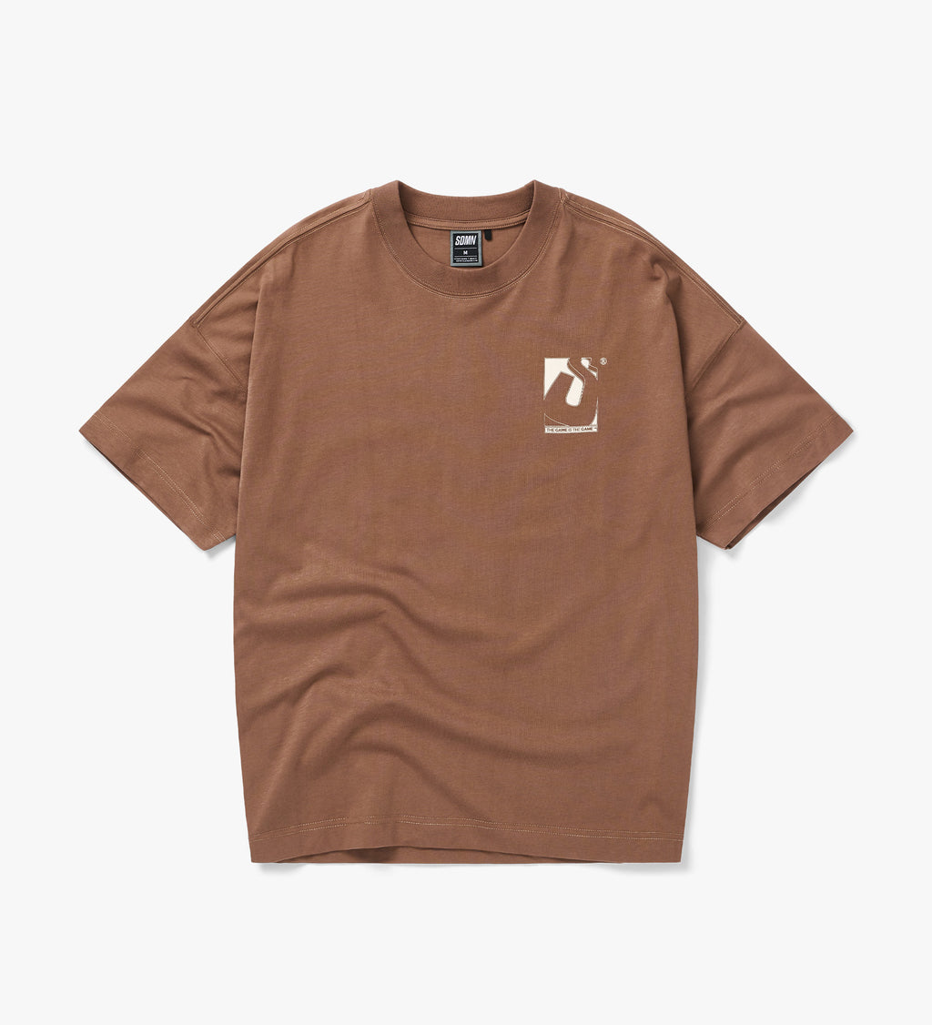 Initial Box T-Shirt [Oak]