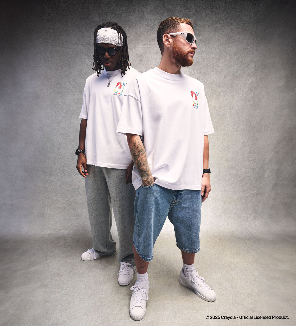 SDMN x Crayola Initial Box T-Shirt [White]