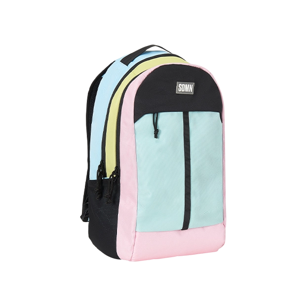 Pastel Colour Block Backpack [Pastel]