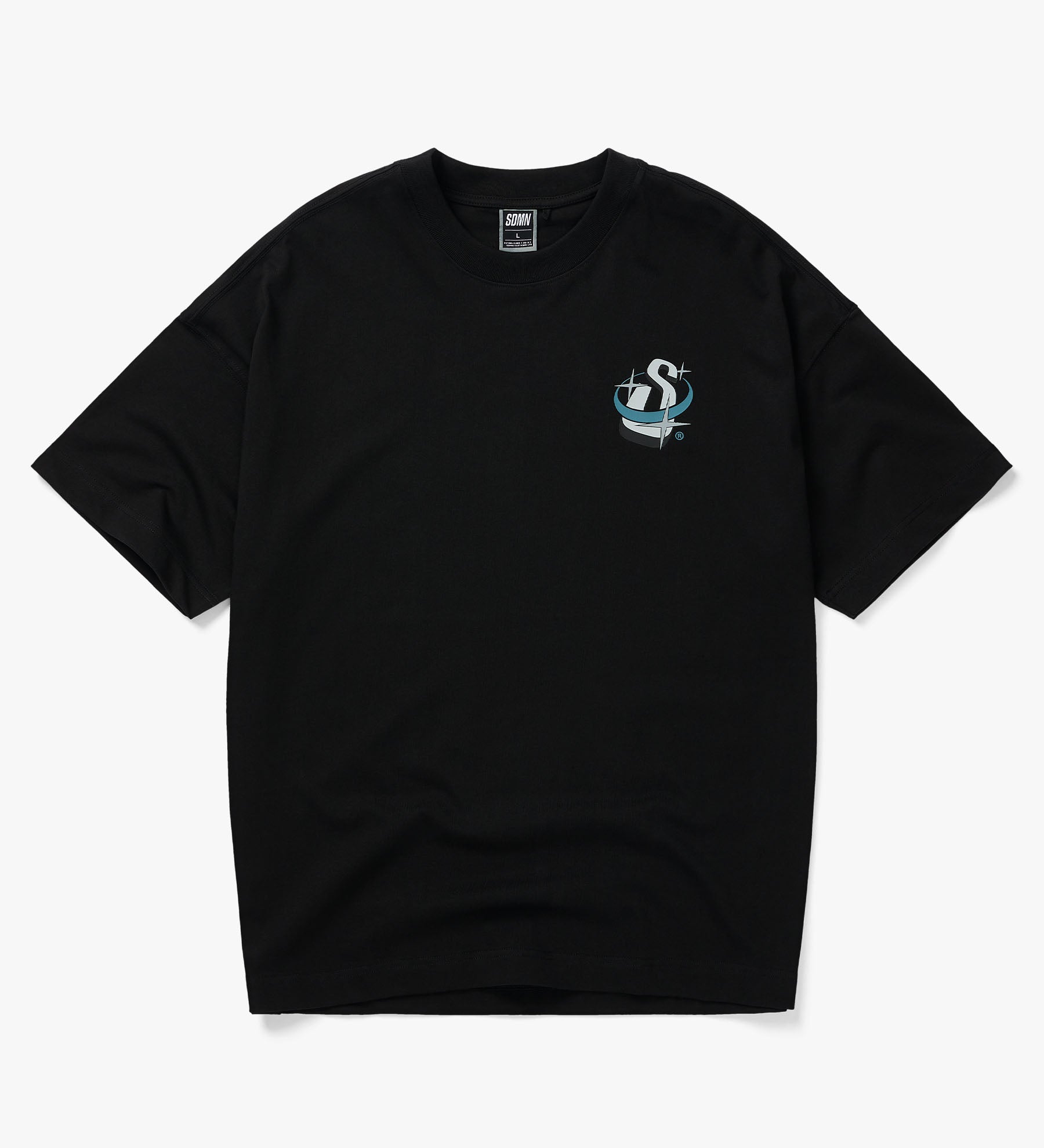 Satellite Initial Logo T-Shirt [Black]