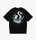 Satellite Initial Logo T-Shirt [Black]