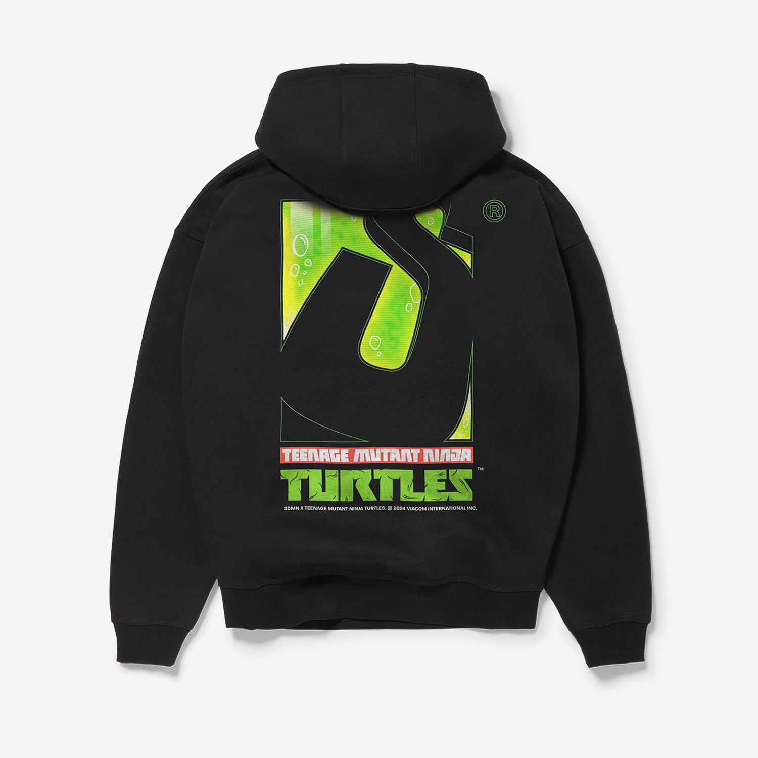 SDMN x TMNT Initial Zip Hoodie [Black]