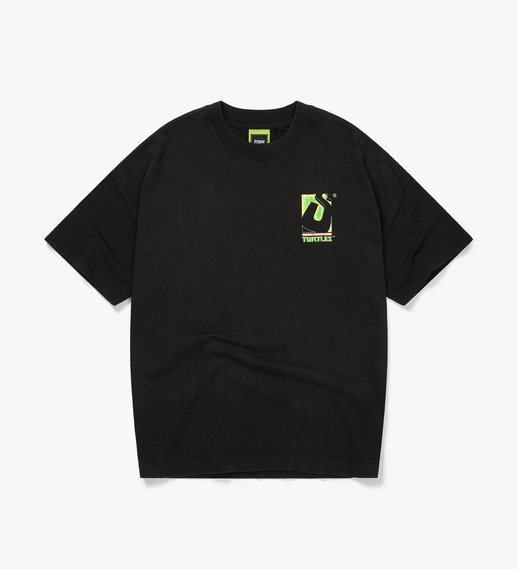 SDMN x TMNT Initial T-Shirt [Black]