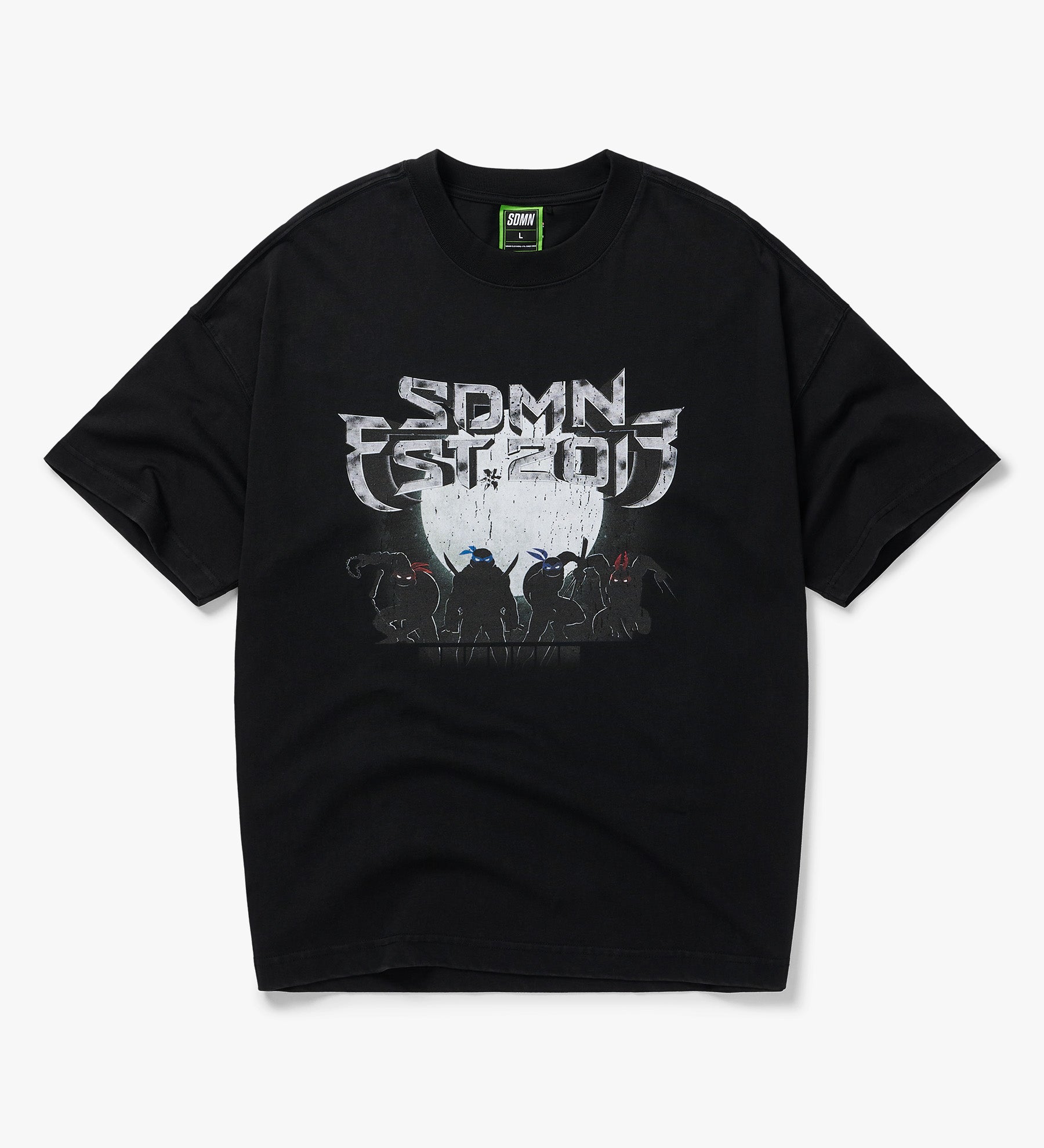 SDMN x TMNT Silhouette T-Shirt [Vintage Black]