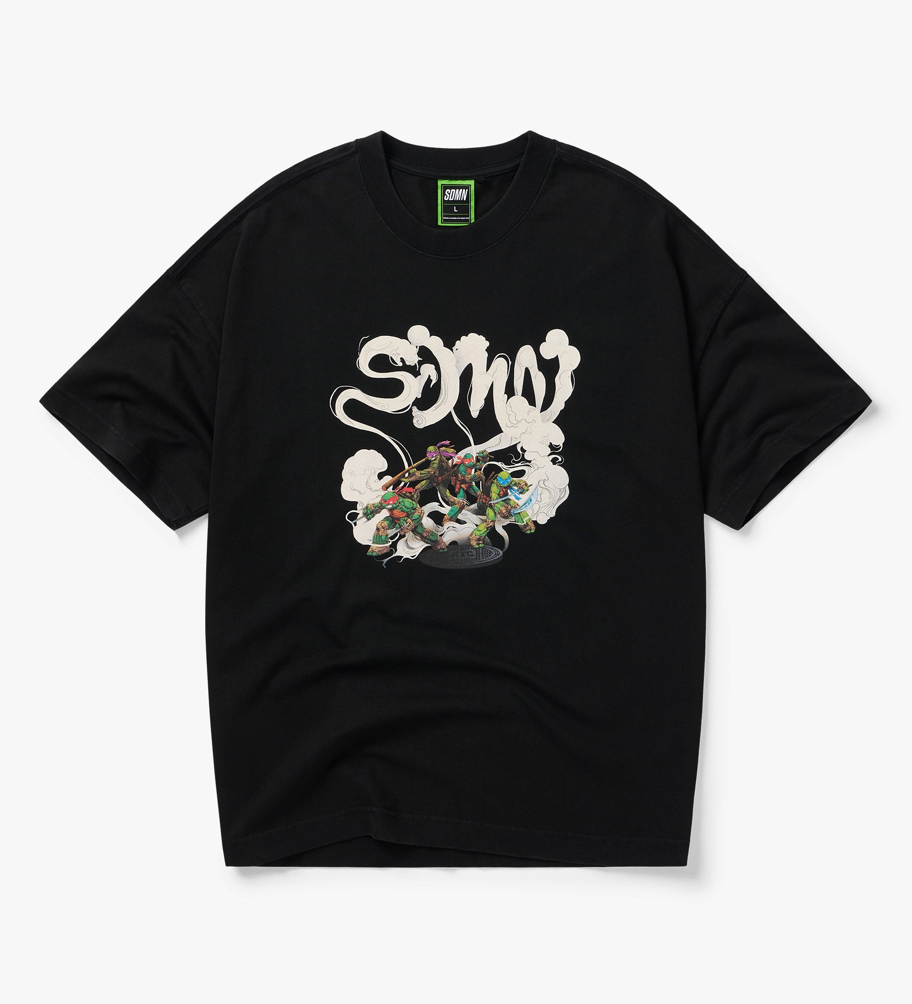 SDMN x TMNT Smoke T-Shirt [Vintage Black]