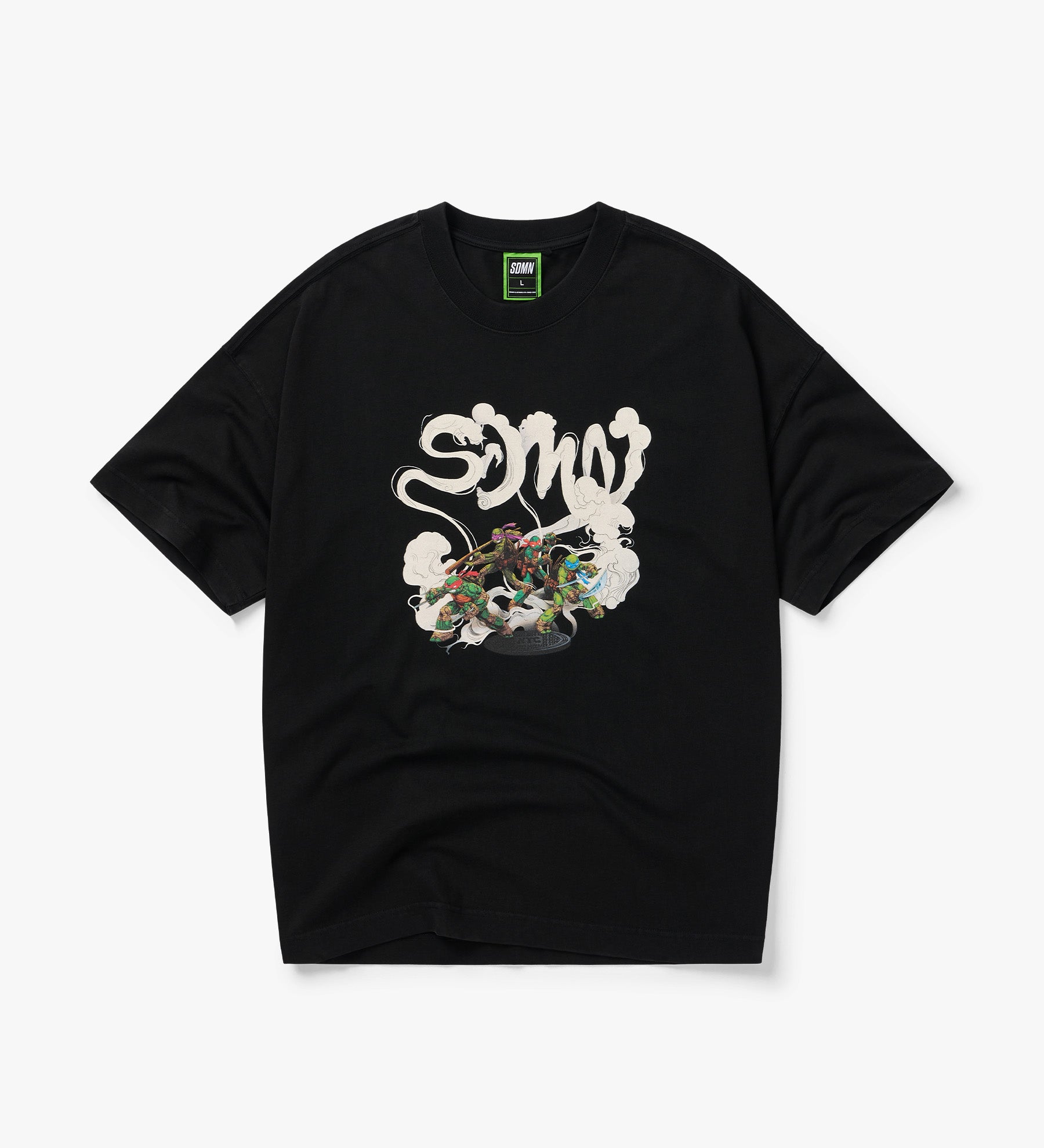 SDMN x TMNT Shuriken T-Shirt [Vintage Black]