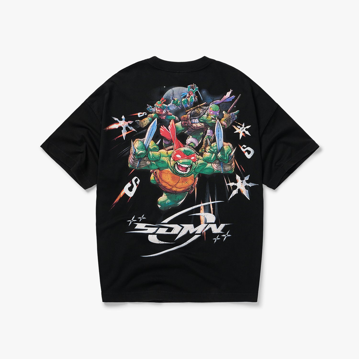 SDMN x TMNT Shuriken T-Shirt [Vintage Black]