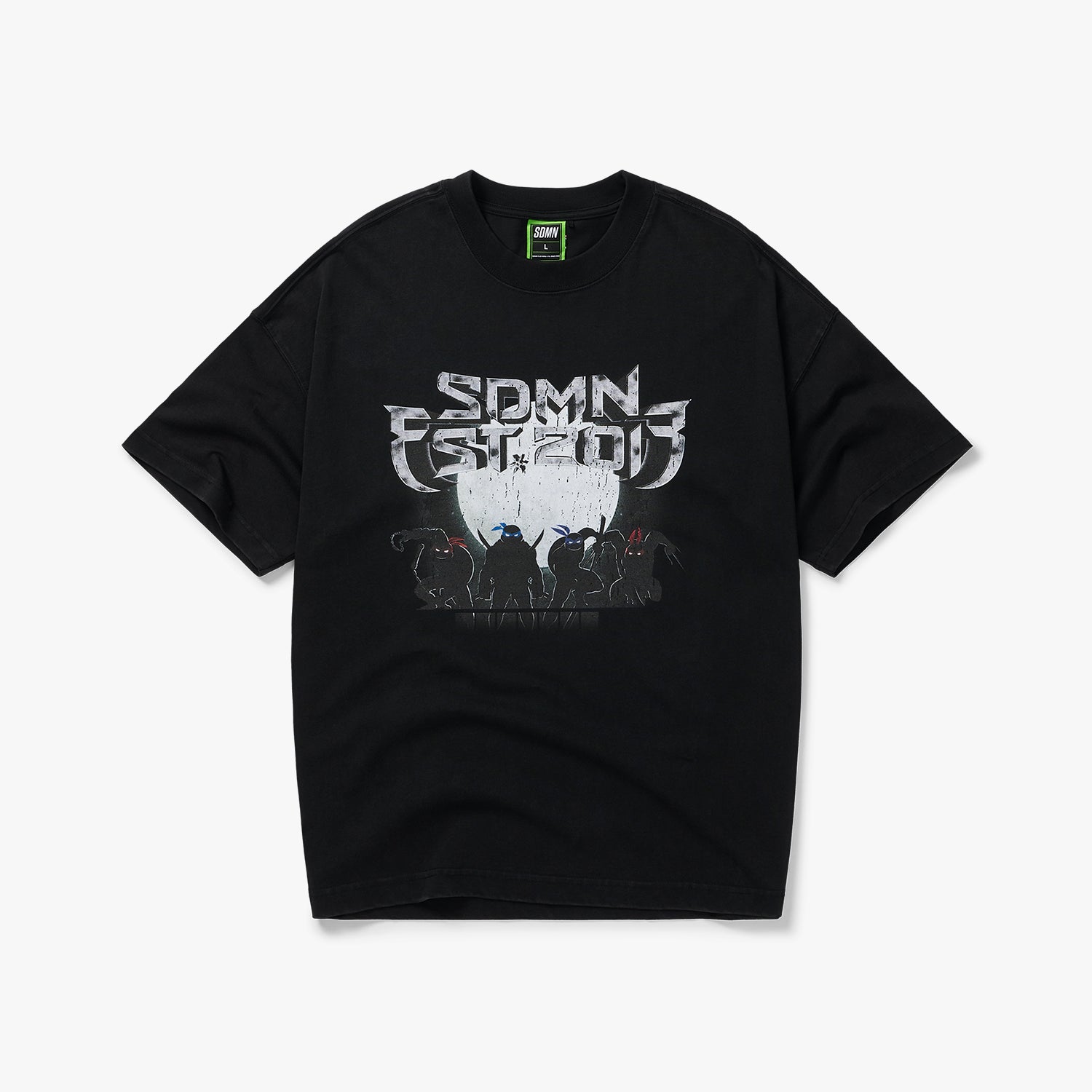 SDMN x TMNT Silhouette T-Shirt [Vintage Black]