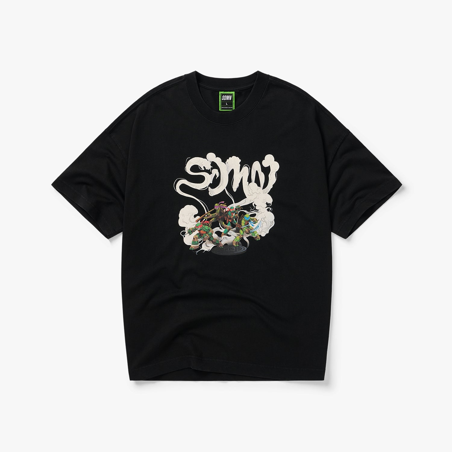 SDMN x TMNT Smoke T-Shirt [Vintage Black]